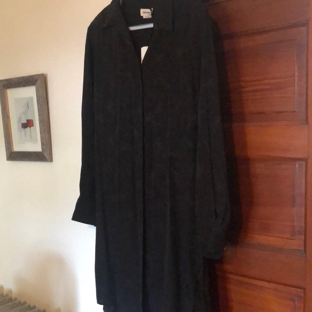 Zadig and Voltaire gorgeous silk dress. Design is skulls. . L